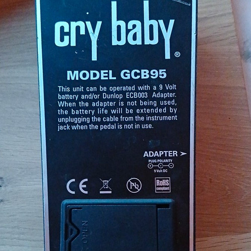 Dunlop cry baby wahwah pedal - dunlop,