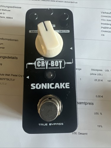 Sonicake auto wah - sonicake, pedal