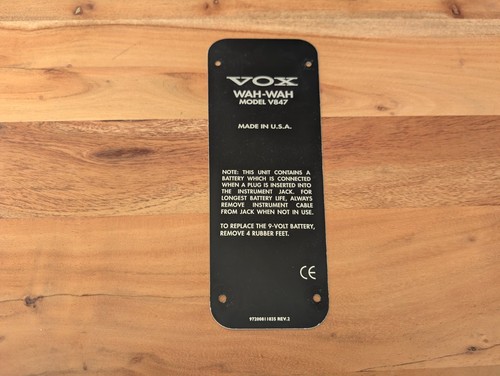 Vox wah v847 usa 90es - v847,
